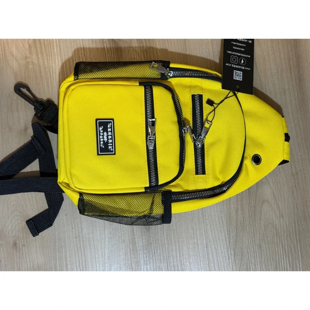 Generik Sling Bag Unisex O/S Yellow Crossbody Techwear NEW